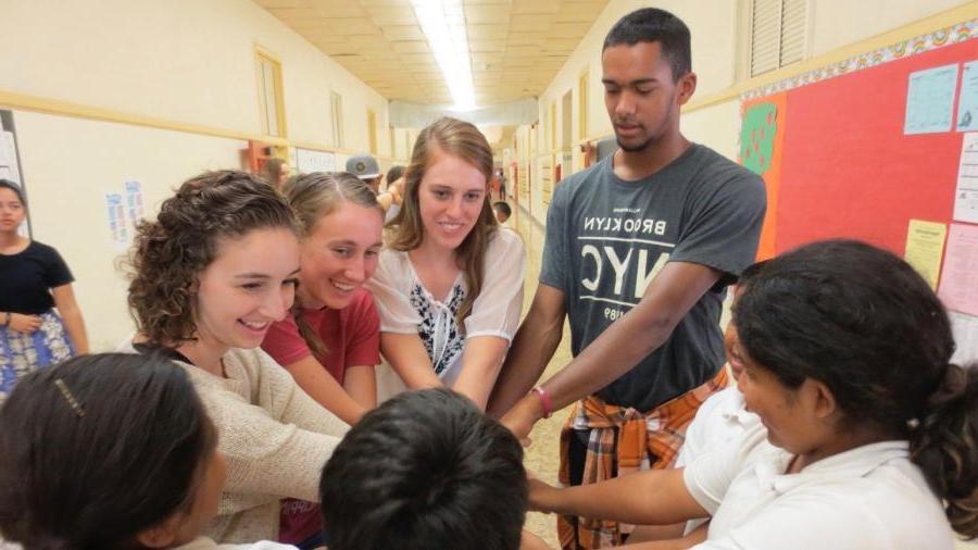 Westmont students connect with elementary students